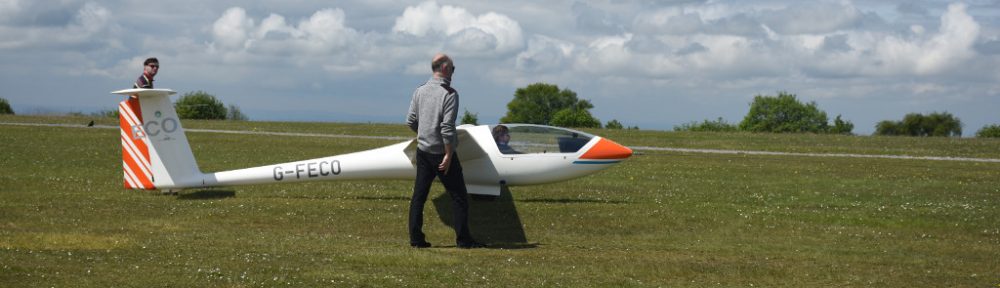 Kit preparing to take off in SoAGC’s Astir