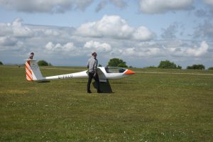 Kit preparing to take off in SoAGC’s Astir