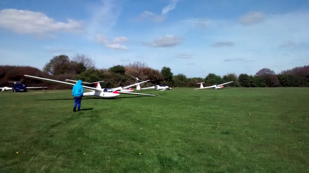 The mini-grid of single seaters before launch