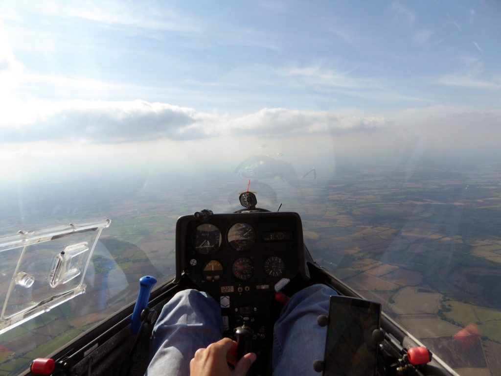 Bidford 10th August - getting on to final glide